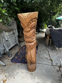 Solid Koa Wood Tiki 