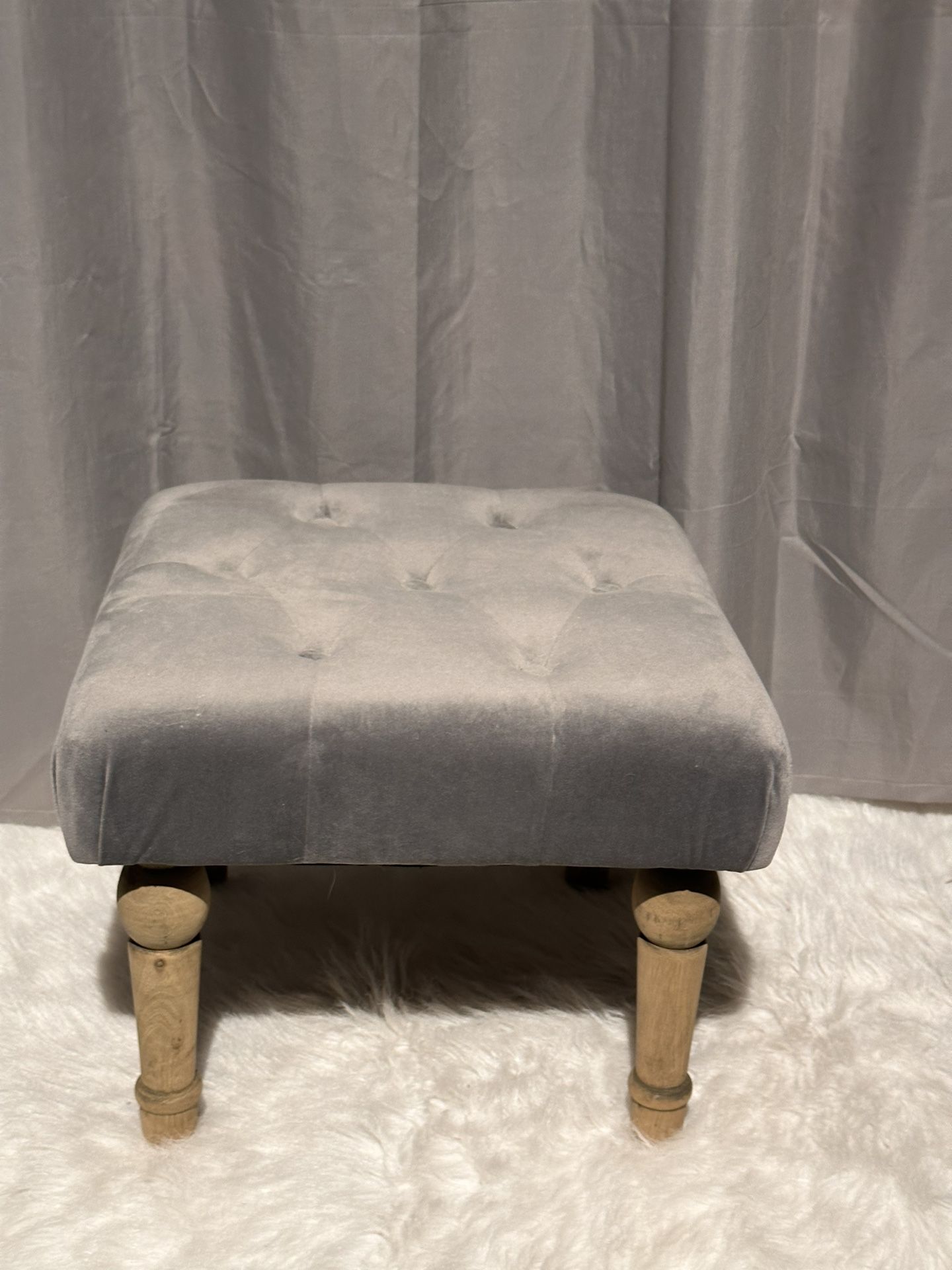 Small  Velvet Ottoman