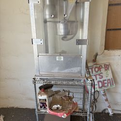 Commercial Popcorn Maker. $50.00