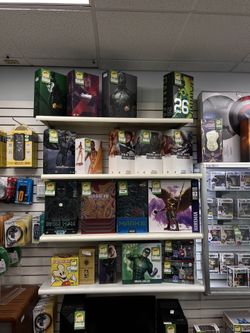 Funkos and Marvel Collectables