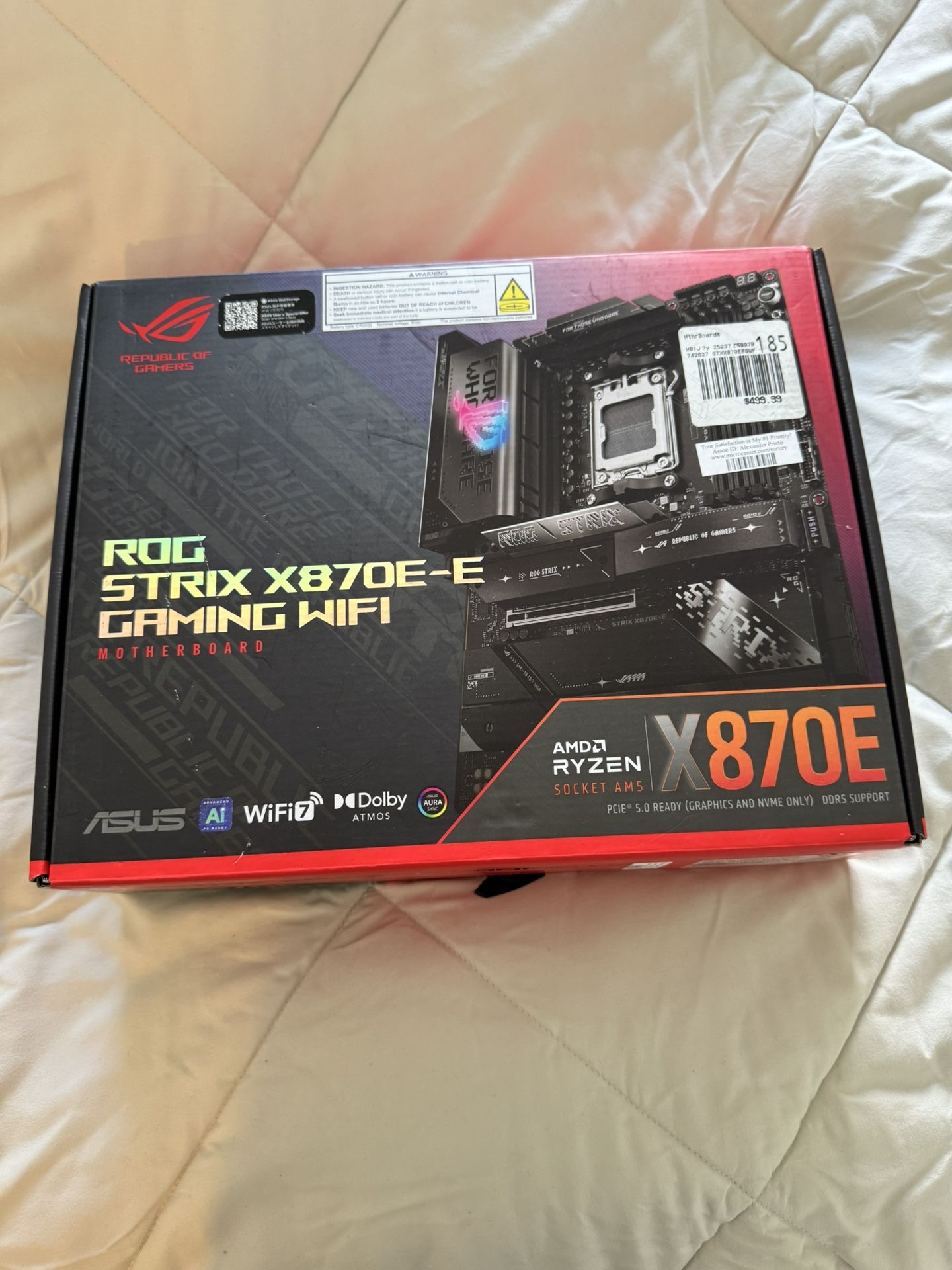 ASUS ROG Strix X870E-E Gaming Motherboard