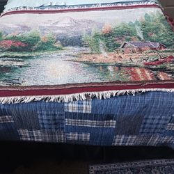 Thomas Kincaid Painter Of Light Woven Throw