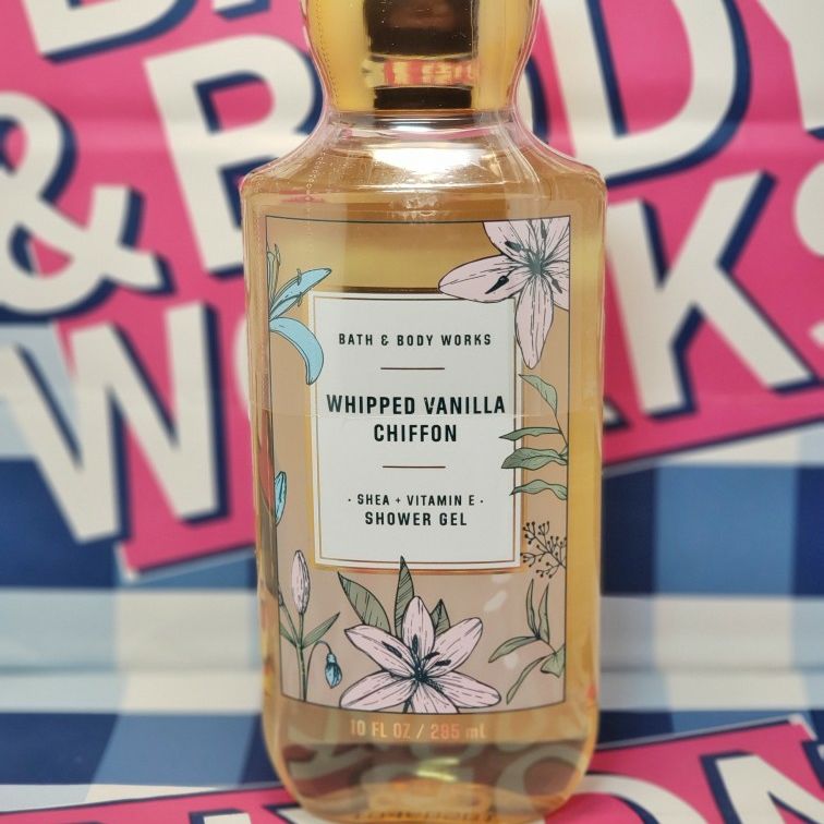 Bath Body Works Whipped Vanilla Chiffon Full Size Shower Gel for