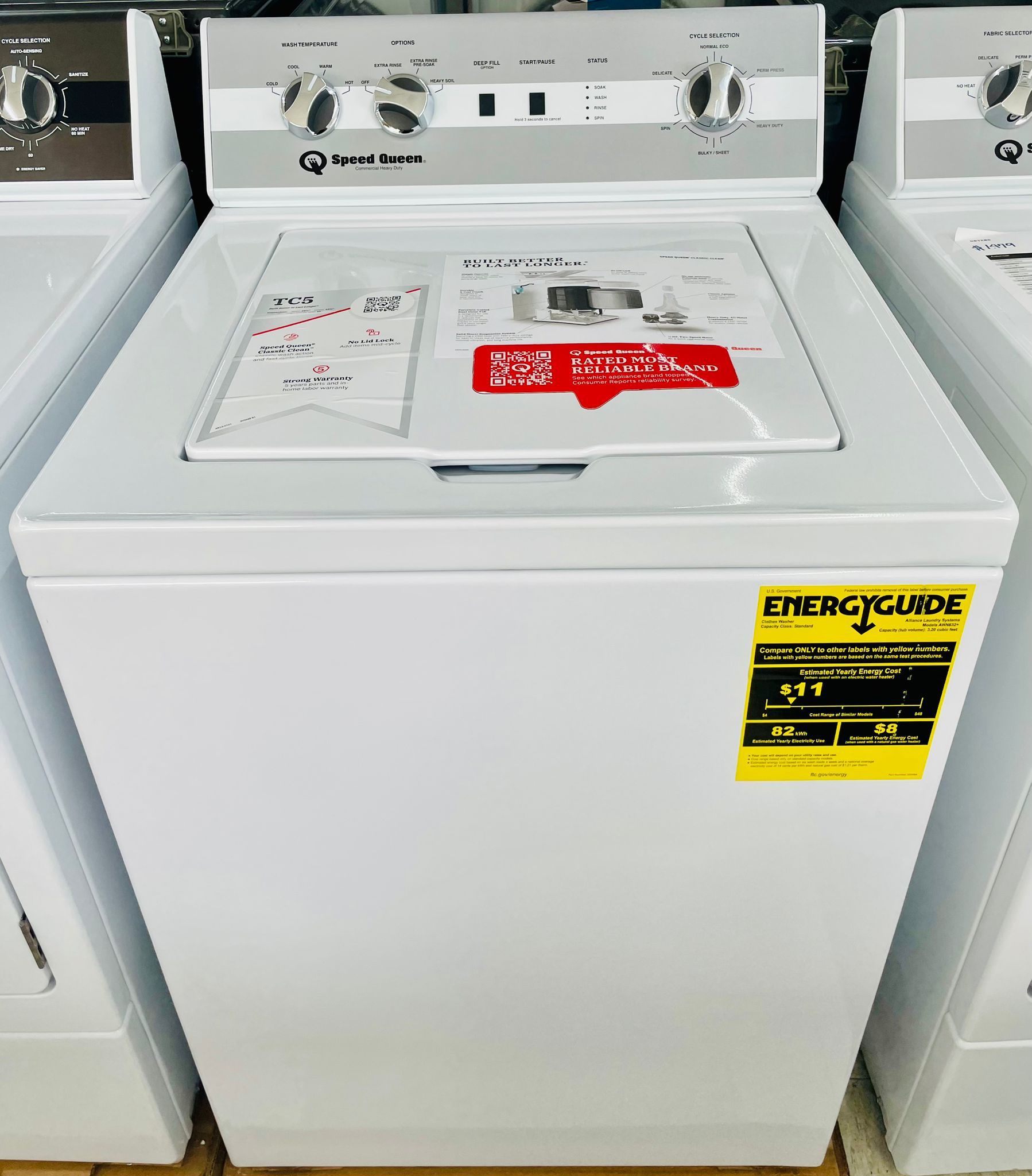 🔥🔥27” TC5 Speed Queen Washer