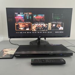 SONY DVD Player With Remote 