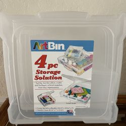 4 pcs ART / STORAGE BINS