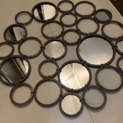 Wall Art Circle Styled Mirrors Mirror Vintage Tribal