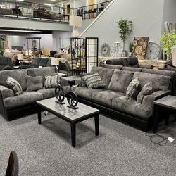 GREY COUCH SET