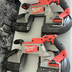 2 Milwaukee Bandsaws 5in 
