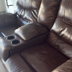 Leather Furniture And Coffee Table