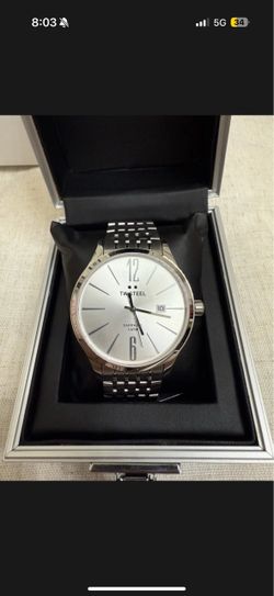 TW Steel Men's Stainless Steel on Steel Watch TW1306 NIB