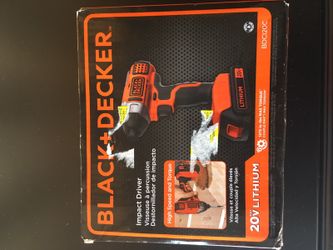 Black and Decker 20v Lithium Drill