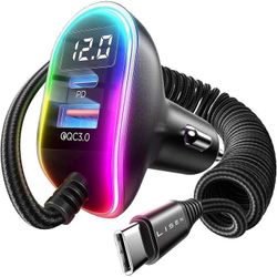 NEW - Car Phone Charger Adapter Super for Galaxy S25 S24 Ultra iPhone 17 16 iPad Pro