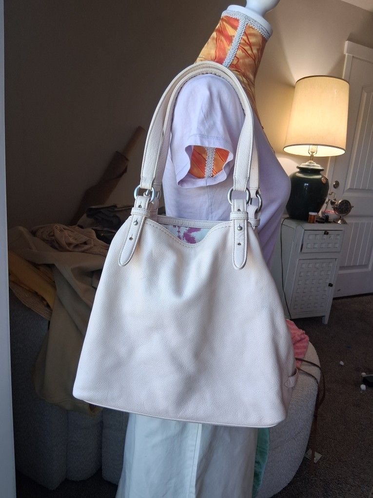 Cole Haan Pink Leather Shoulder Handbag