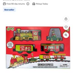 New Dr. Seuss' The Grinch Who Stole Christmas Bump 'N Go Train Set, Battery Operated, Plastic train  firm price $30 pick up only 865 Ellsworth avenue 