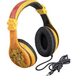Headphones For Kids Lion King Adjustable Stereo Tangle-Free 3.5mm Jack Wire NEW