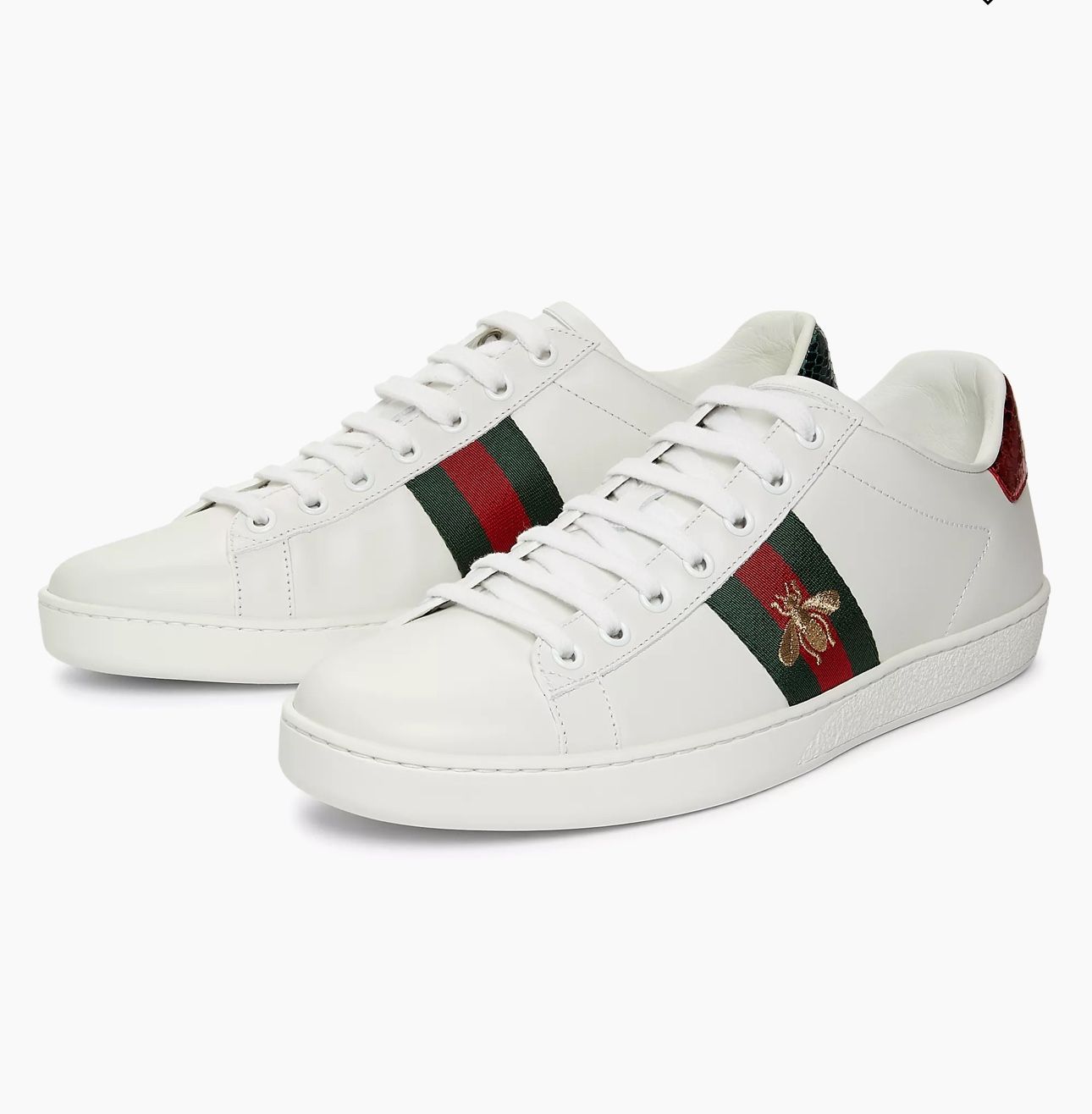 Gucci Ace Bee Embroidered Sneakers Size 38