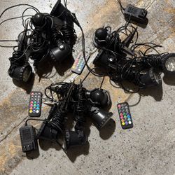 12W RGB Color changing Yard Lights 