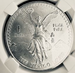 1 Onza México Libertad NGC graded coin
