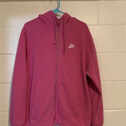 Pink Nike Hoodie Size Large 