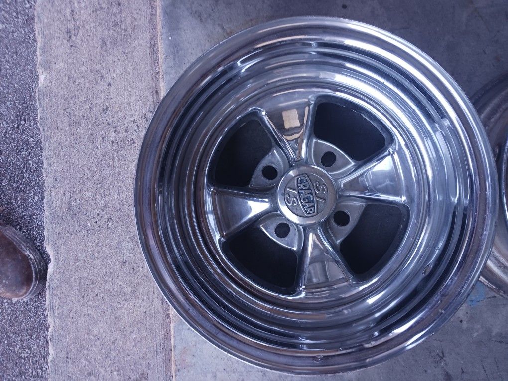Pair Of Cragar SS 13 X 7 Unilug Wheels for Sale in Independence, MO