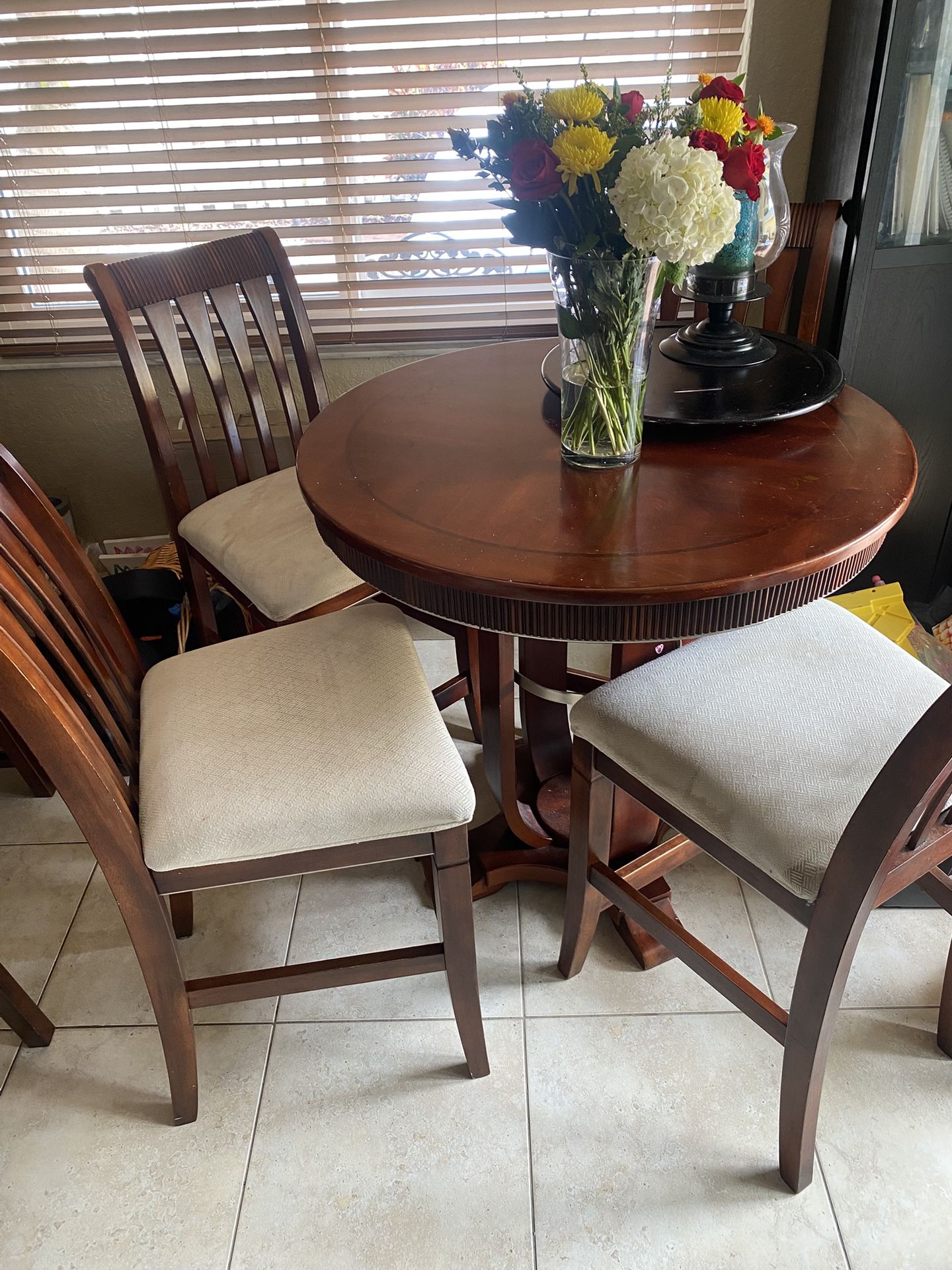 Wood Dining Table Set