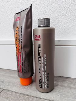 Wellastrate straightening Cream And neutralizer