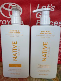 Native shampoo & conditioner - almond & shea butter scent