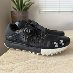 Under Armour Syncline BOA 'Black Pitch Grey' SZ 12 US Mens Fishing Boat Shoes