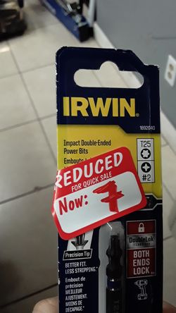 Impact double ended power bits