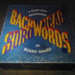 1988 Vintage Board Game Backwards 