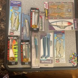 Saltwater Swim Baits 11in Total $125 