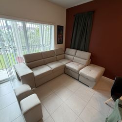 Sofa Bed - Only Open Box - New - Beige