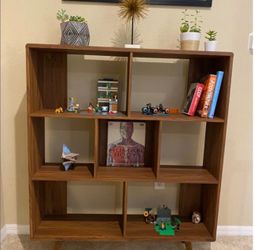 Geometric cube bookcase