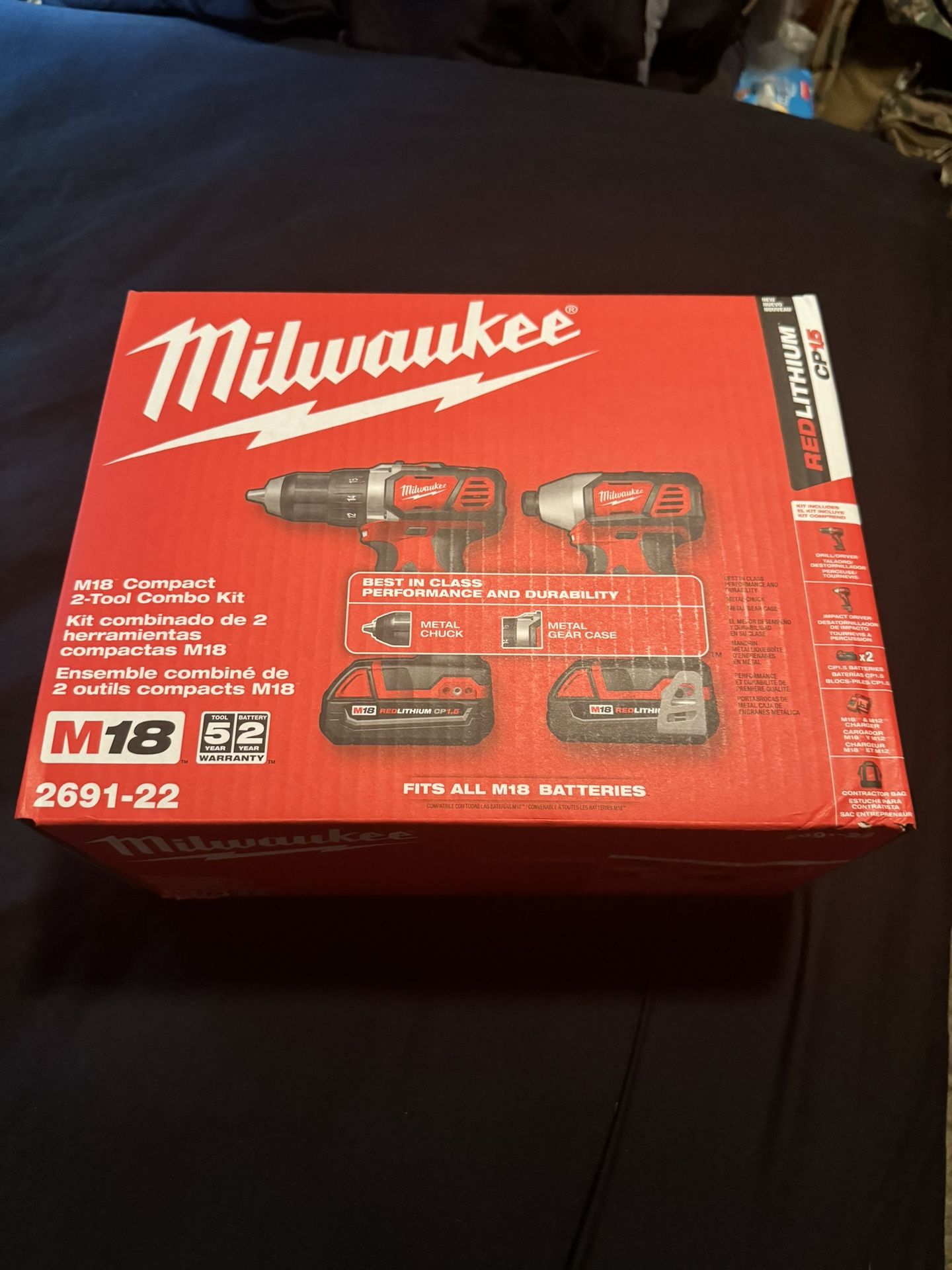 Milwaukee Tool Drill And Impact New