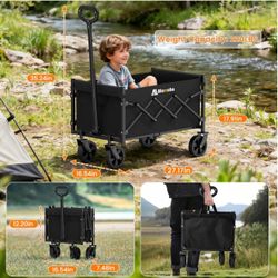 Collapsible Wagon with Wheels 