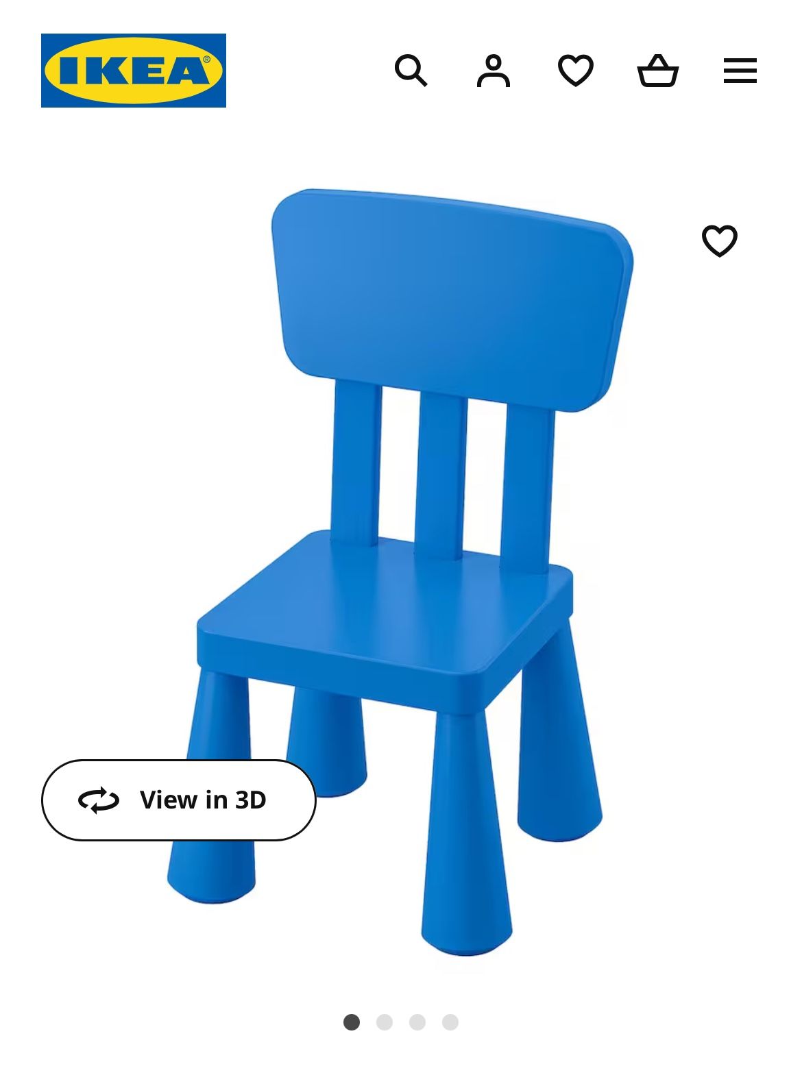 Toddler Chair (Blue)