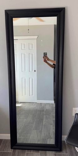 Full Length Black mirror 27x70 Espejo de Cuerpo completo.