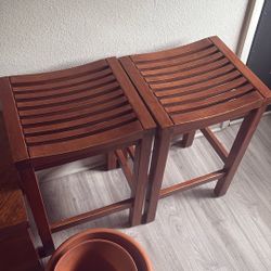 Wooden Bar Stools 