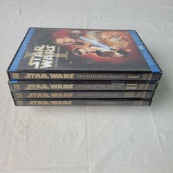 Star Wars Trilogy 1 2 And 3 Lot Plus Bonus DVD