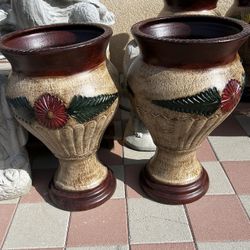 New Flower Pots Made Out Of Clay 