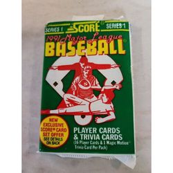 15 Unopened 1991 Baseball Card Packs