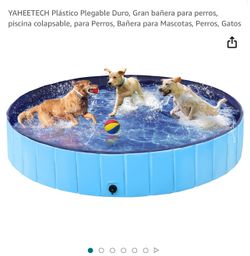 Collapsible Hard Plastic Pet Swimming Pool Portable Dog Bath Tub Puppy Cat Shower Pet BladingFepl tRado/teep Bludoor w/Pet Newltem