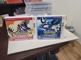 NINTENDO 3DS POKÉMON OMEGA RUBY AND ALPHA SAPPHIRE CIB WITH CASE