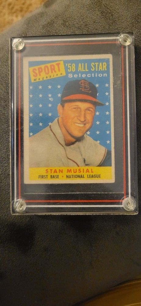 1958 Topps Stan Musial All Star Card