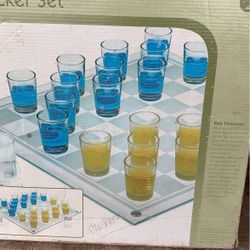 Checkers set