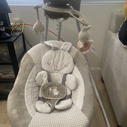 Ingenuity Bunny Baby Swing-Not Free
