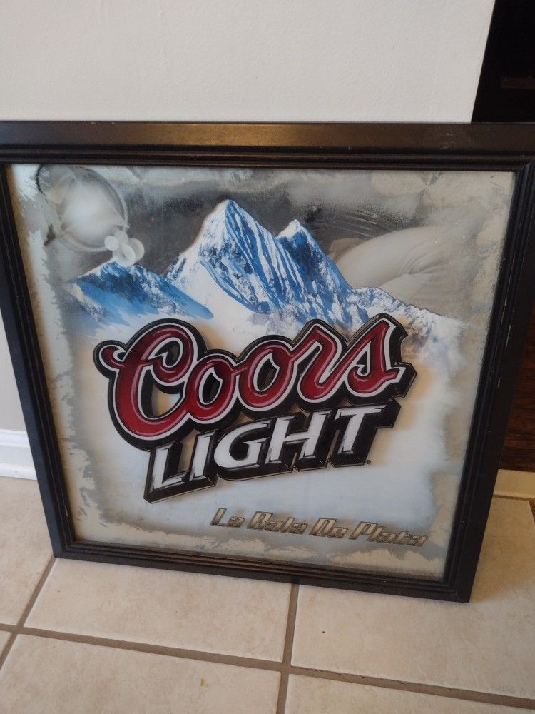 Coors Light Bar Mirror