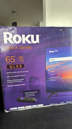 Roku 65-Inch Select Series 4K QLED TV