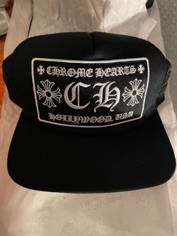 NEW Chrome Hearts Trucker Hollywood Hat Black